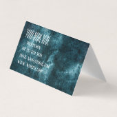 Abstracte slijptextuur visitekaartjes (Achterkant)