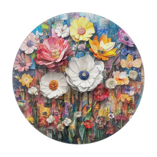 Abstracte snijplank voor bloemen (Voorkant)