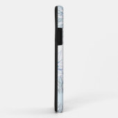 Abstracte Snowflake Blue en White iPhone 5 hoesje (Achterkant/rechts)