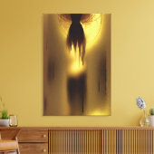 Abstracte Soulless Canvas afdrukken (Insitu (Woonkamer))