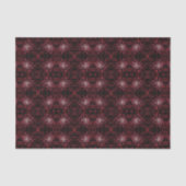 Abstracte spat dots van roze en rode patronen tissuepapier (Voorkant)