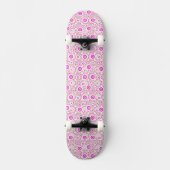Abstracte spelige stippen skateboard (Voorkant)