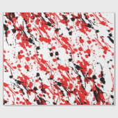 Abstracte spiegel en druppel cadeaupapier (Vlak)