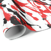 Abstracte spiegel en druppel cadeaupapier (Rol Hoek)