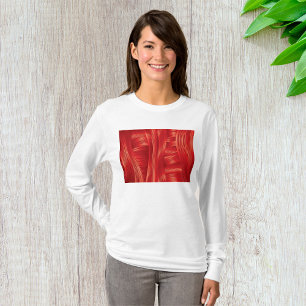 Abstracte spier vrouwen lang-Sleeve T-shirt
