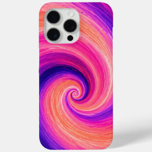 Abstracte Spiraal Verf Wervelend Patroon iPhone 15 Pro Max Hoesje