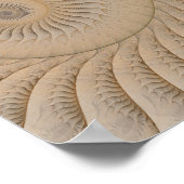 Abstracte spiraalvormig poster (Hoek)