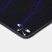 Abstracte Spiral Design Muismat Desk Mat (Hoek)