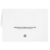 Abstracte spiralen denken aan jou en 3D hart (Achterkant Horizontaal)