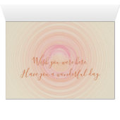 Abstracte spiralen denken aan jou en 3D hart (Binenzijde Horizontaal (Onderkant))