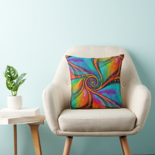 Abstracte spiralen van energie - naadloos patroon kussen