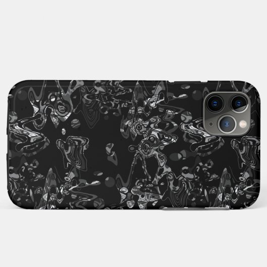 Abstracte splaatstpenseel modern, stijlvol fashion Case-Mate iPhone case (Achterkant (horizontaal))