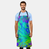 Abstracte Splashing regenboogvloeistof Schort (Gedragen)