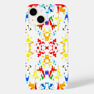 Abstracte spoelbeestjes Case-Mate iPhone 14 hoesje