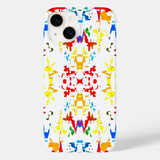 Abstracte spoelbeestjes Case-Mate iPhone case (Achterkant)