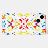 Abstracte spoelbeestjes Case-Mate iPhone case (Achterkant (horizontaal))