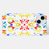 Abstracte spoelbeestjes Case-Mate iPhone case (Achterkant (horizontaal))