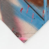 Abstracte Spray Paint Texture Background, street, Fleece Deken (Hoek)