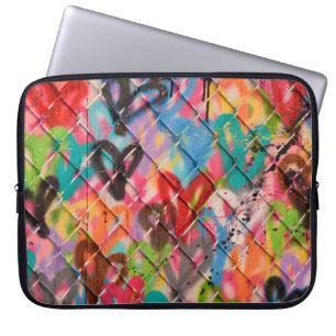 Abstracte Spray Paint Texture Background, street, Laptop Sleeve