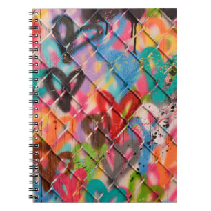 Abstracte Spray Paint Texture Background, street, Notitieboek
