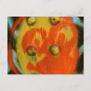 Abstracte spuitverf art. 01 briefkaart