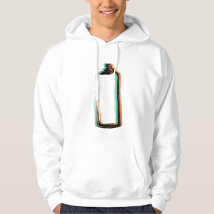 Abstracte spuitverf blikjes hoodie