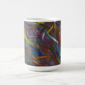 Abstracte Squares Koffie Mok (Center)