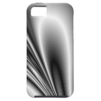 Abstracte staalgolven Metallic look Tough iPhone 5 Hoesje