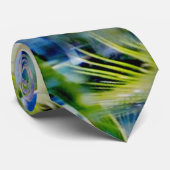 Abstracte stad van licht 2 Stropdas (Opgerold)