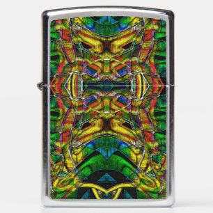Abstracte stammenachtige design, gecarbeerd