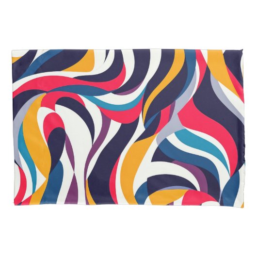 Abstracte standaard enkele Kussensloop (Voorkant)