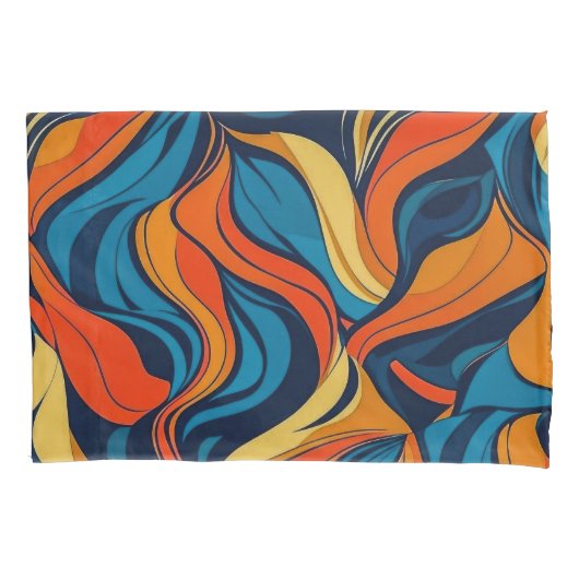 Abstracte standaard enkele Kussensloop (Voorkant)