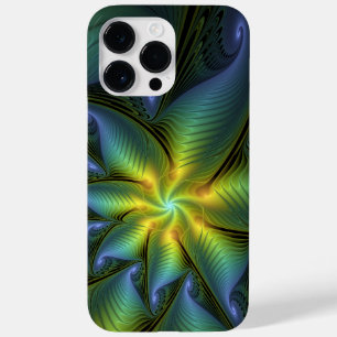 Abstracte Star, glimmende Blauwe Groene Golden Fra Case-Mate iPhone 14 Pro Max Hoesje