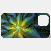 Abstracte Star, glimmende Blauwe Groene Golden Fra Case-Mate iPhone Case (Achterkant (horizontaal))