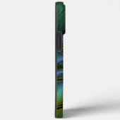 Abstracte Star Shiny Blue Green Golden Fractal Nam Case-Mate iPhone Case (Achterkant / Rechts)