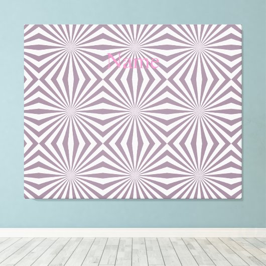 Abstracte Starburst Thunder_Cove Canvas Afdruk (Insitu (Houten vloer))