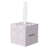 Abstracte Starburst Thunder_Cove Kubus Ornament (Voorkant hoekig)