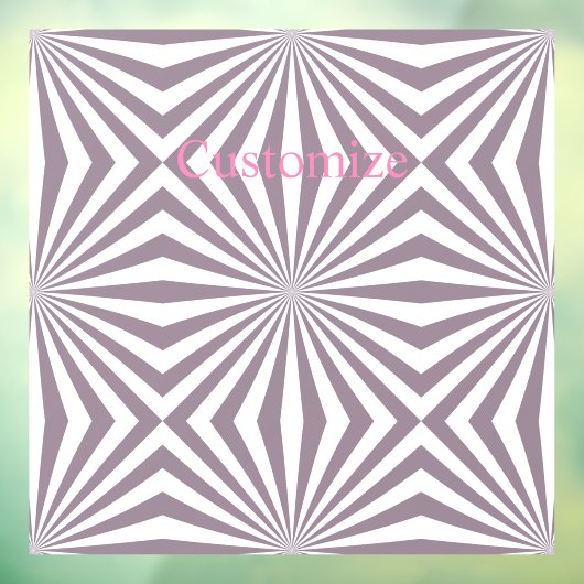 Abstracte Starburst Thunder_Cove Raamsticker (Vel 3)