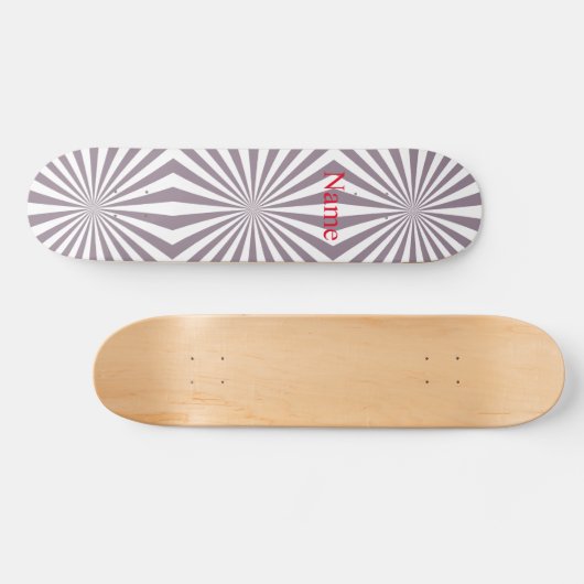 Abstracte Starburst Thunder_Cove Skateboard (Horizontaal)