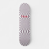 Abstracte Starburst Thunder_Cove Skateboard (Voorkant)