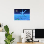 Abstracte StarFish Poster (Thuiskantoor)