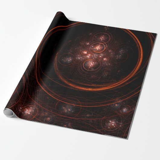 Abstracte Starlight-kunst Cadeaupapier (Uitgerold)