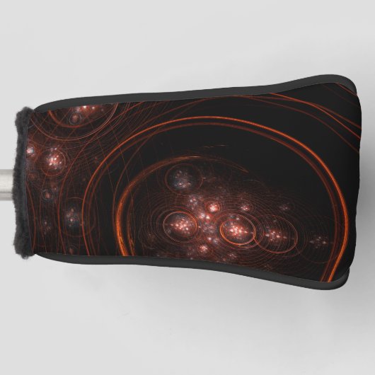 Abstracte Starlight-kunst Golfheadcover (Voorkant)