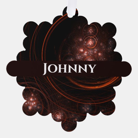 Abstracte Starlight-kunst Ornament Kaart (Voorkant)