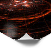 Abstracte Starlight-kunst Perfect Poster (Hoek)