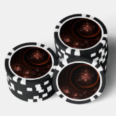 Abstracte Starlight-kunst Poker Chips (Opstapeling)