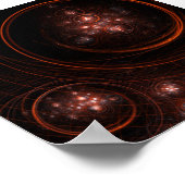 Abstracte Starlight-kunst Poster (Hoek)