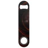 Abstracte Starlight-kunst Speed Flessenopener (Achterkant)