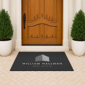 Abstracte startpagina grijs/donkergrijs deurmat