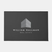 Abstracte startpagina grijs/donkergrijs deurmat (Voorkant)